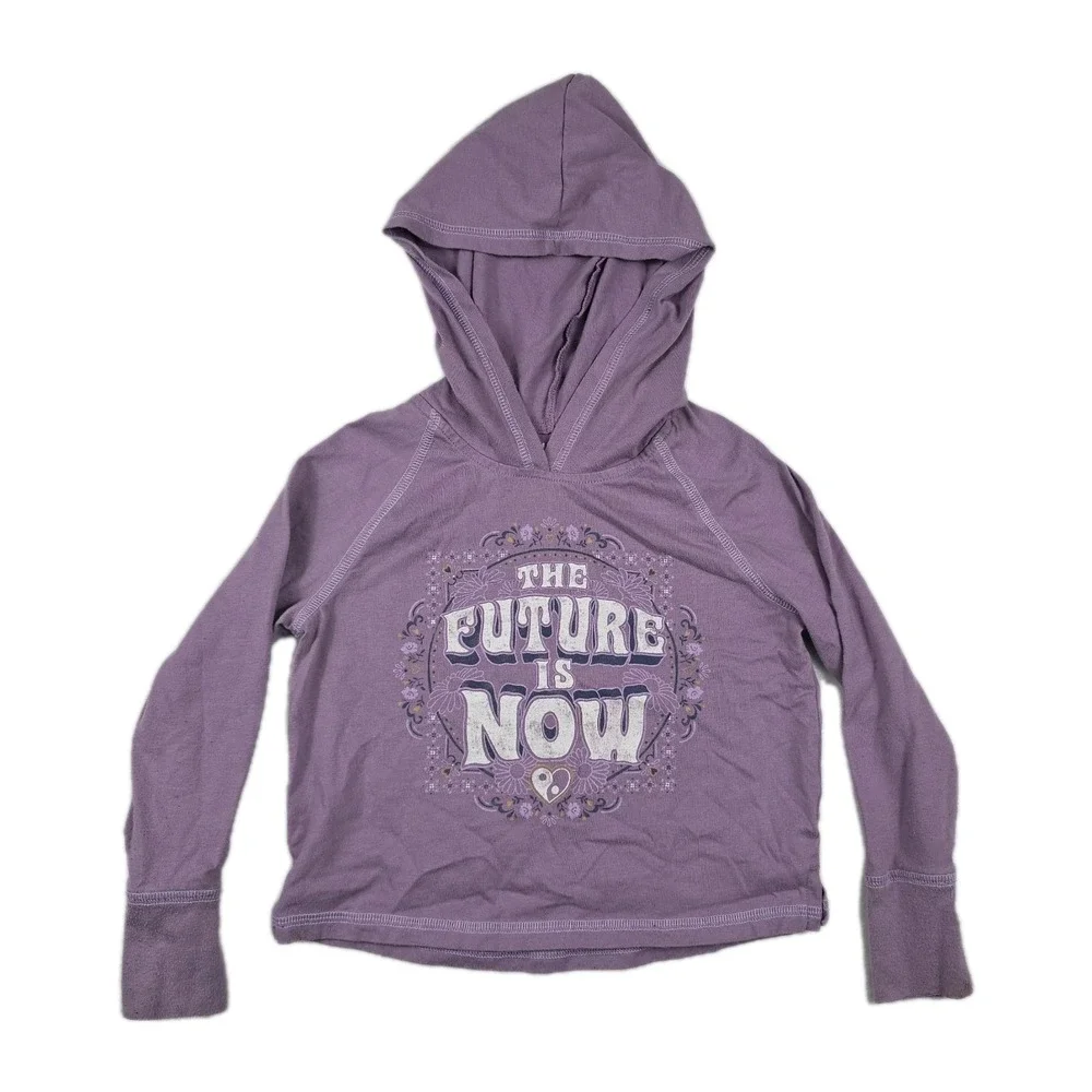 Oshkosh Bgosh Kids Girls Size 7 Hoodie The Future Is Now‎ Pullover
